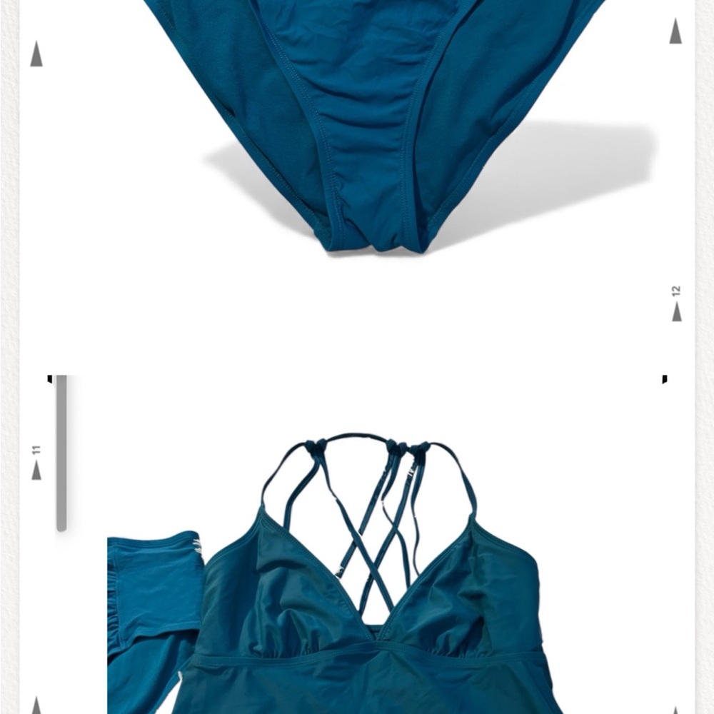 Time and Tru Teal Bikini Set